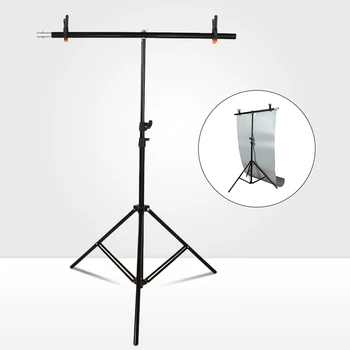 

T-shaped System Adjustable Background Frame Photography Metal Stand Backdrop Background Support Stand for Photo Studio Equipment