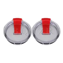 BQLZR 2 шт бирюзовые пластиковые брызгостойкие проливающиеся крышки 20 унций