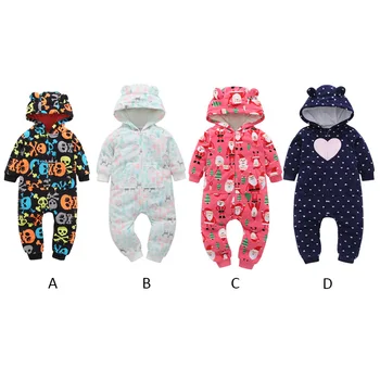 

Autumn Winter Jumpsuit Kids Baby Casual Cute Cartoon Printing Long Sleeve Rompers Toddler Bodysuit Hot Sale
