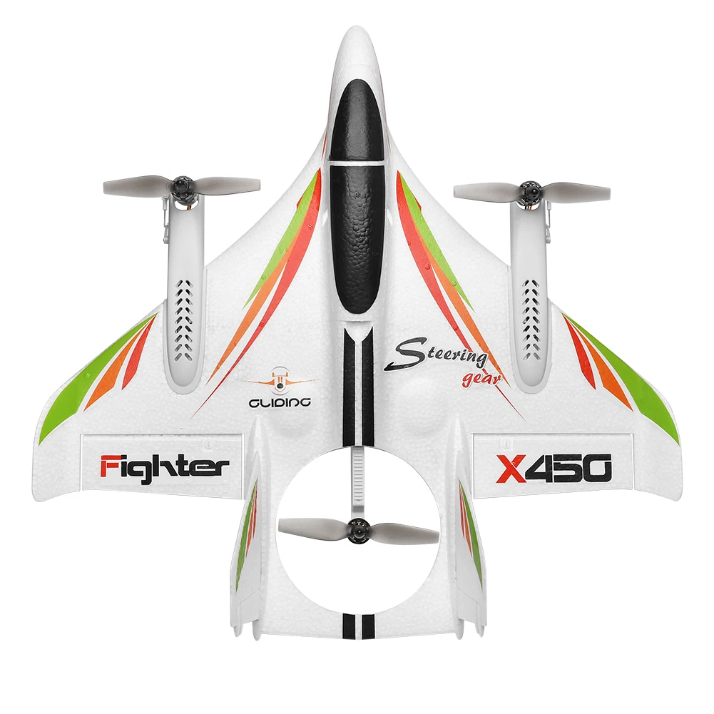 

Toy RC Plane Fixed Wing DIY Assemble 6 Way Drone Gift Vertical Takeoff Aircraft 3D/6G Brushless Airplane Mini Landing Flying