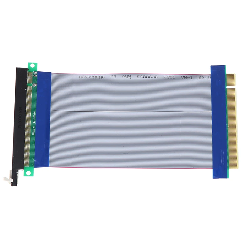 16X Riser удлинитель адаптер для карт гибкий кабель PCI Express PCI E 16X Riser Card ленточный удлинитель 18 см кабель