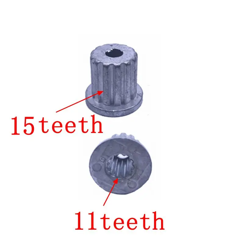 Washing machine pulsator core center 11 teeth inside and 15 teeth outside gear Rotating pulsator plate metal axis spare