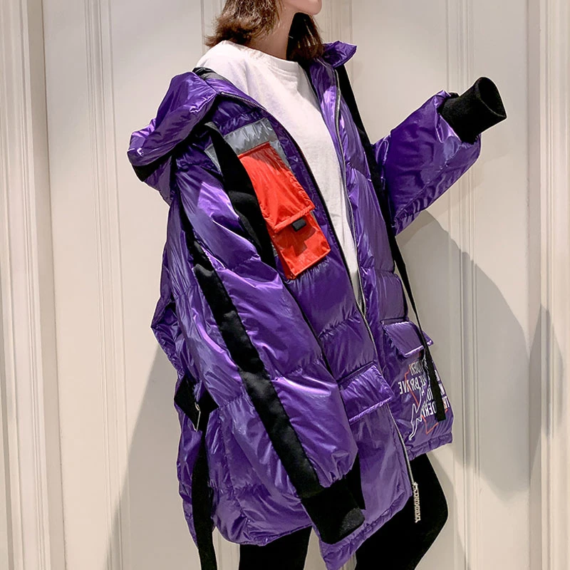 Woman Winter Long Brand Down Jacket 2020 New