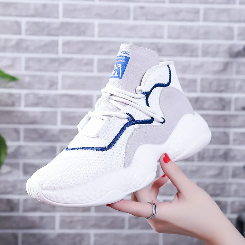 

New Style Daddy Spring And Autumn INS Sports 2019 Smart Smoked WOMEN'S Shoes round-Toe Street Snap Super Fire Versatile Network