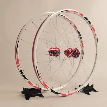 

Original RT RA2 26er Alloy MTB Bike Wheelset Super Light 24 Holes Disc Brake Bicycle Wheelset Bearing Hub Wheels Bike Parts
