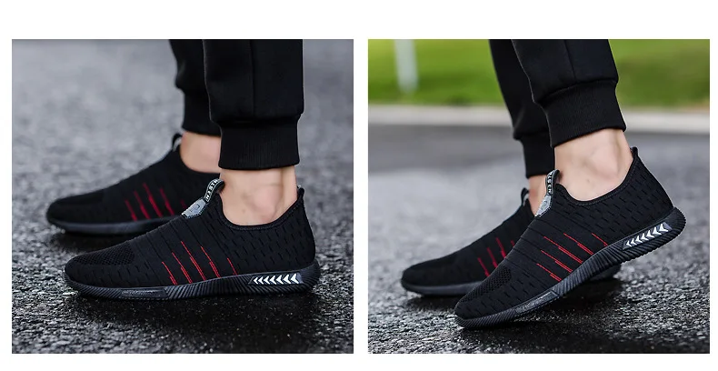 New men shoes net shoes breathable comfortable lightweight casual models non-slip wear-resistant design men shoes sneakers