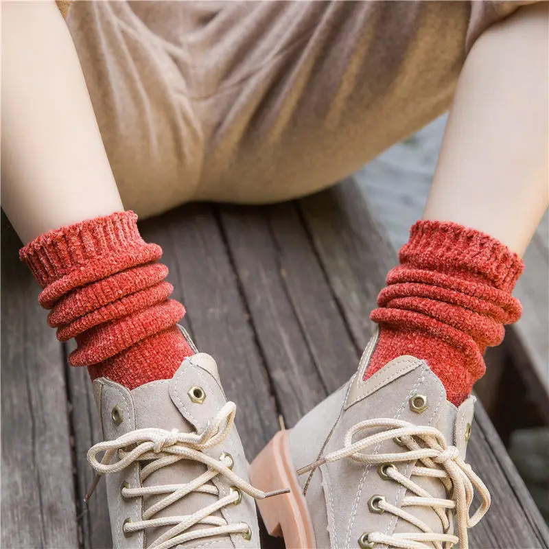 KingDeng Harajuku стиль женские носки теплые Носки женские хлопок Funny Socks радужные носки с коноплей сапоги чулки носки набор