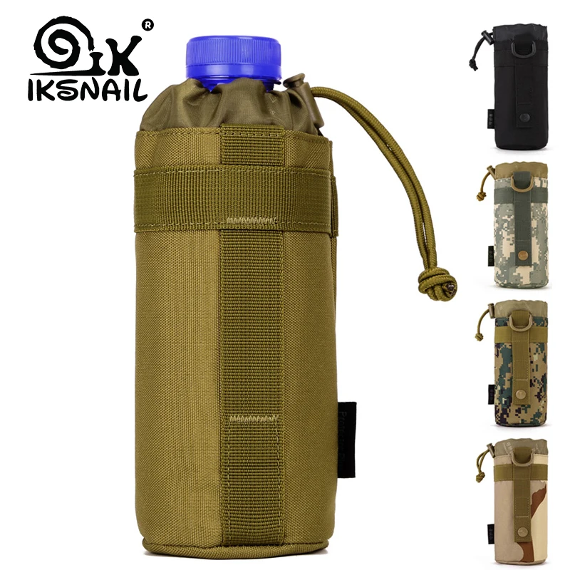IKSNAIL Военная Сумка Molle EDC Чехол Протектор Плюс спортивная сумка На открытом воздухе камуфляж нейлон тактический ремень сумка чайник пакет сумки для воды
