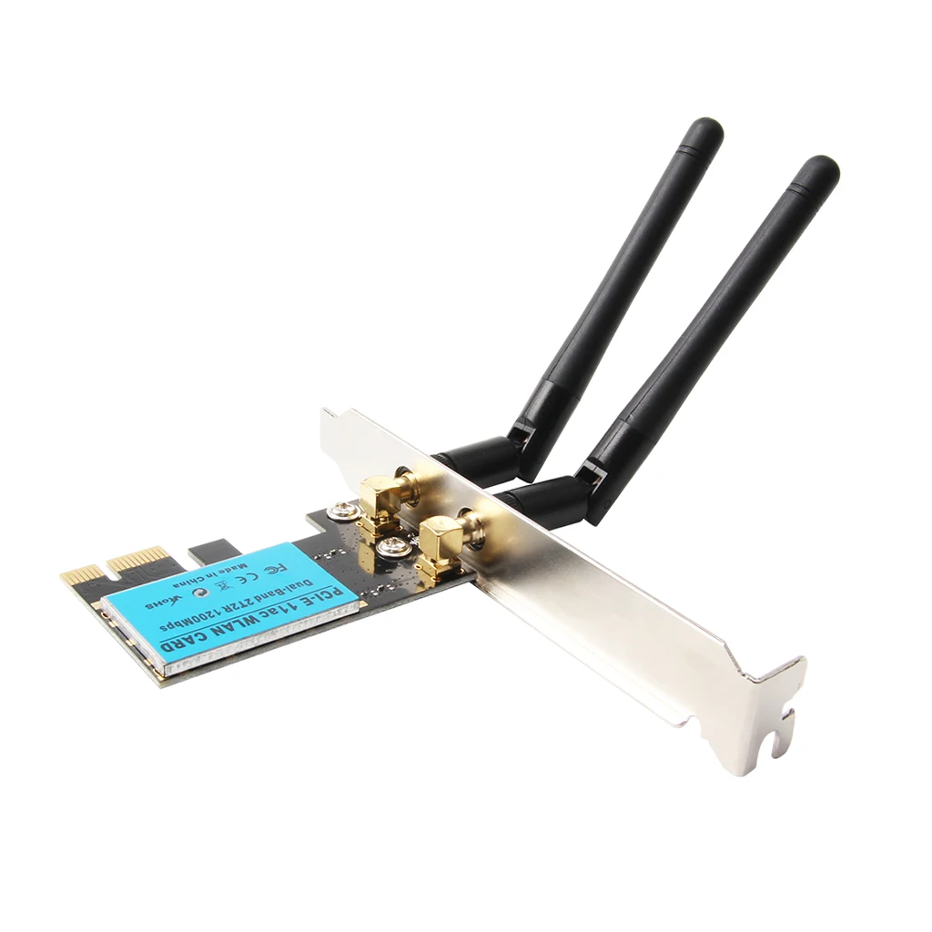 1200 Мбит/с беспроводная сетевая карта,/WiFi адаптер/PCI-E Экспресс-адаптер
