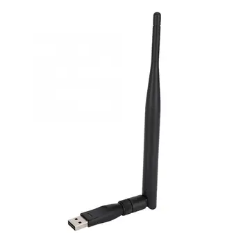 

Mini Network Card AntennaAdapter High Sensitivity USB Wifi Receiver RT5370 Chip 300m New