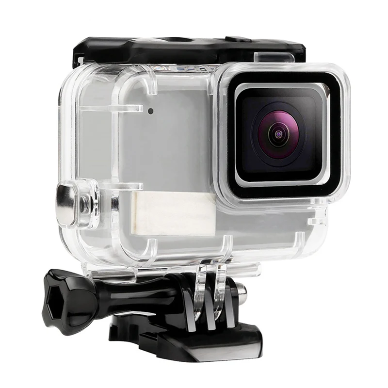 Пистолет водонепроницаемый чехол набор аксессуаров для GoPro Hero 7 серебряный белый чехол для экшн камеры коробки для Go Pro Hero 7 белый серебристый
