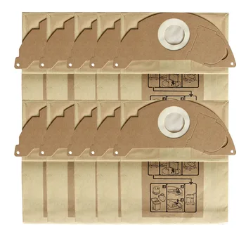 

10Pcs Vacuum Cleaner Bags for KARCHER WD2250 A2004 A2054 MV2 Durable VJ-Drop