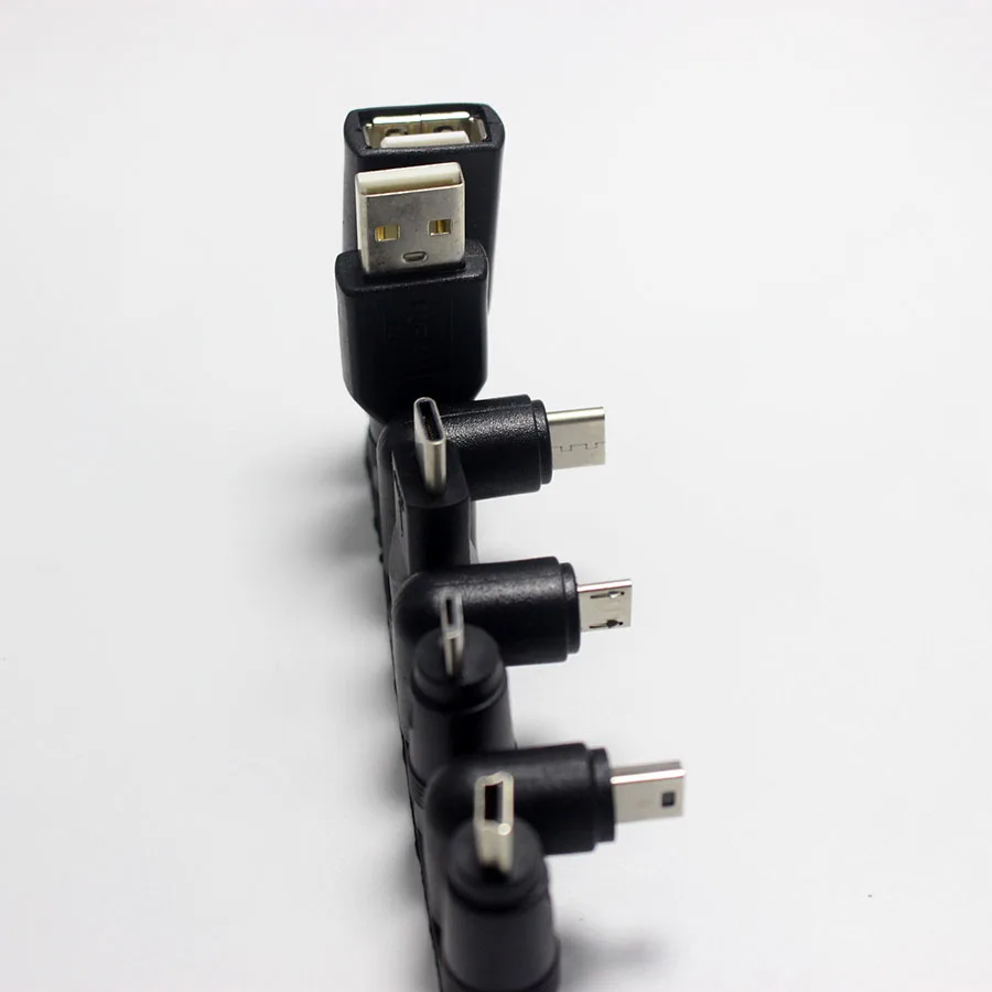 1 комплект обычно используемый USB набор 5,5*2,1 мм гнездо для мини/микро/Тип C/USB 2,0 штекер DC разъем питания адаптер