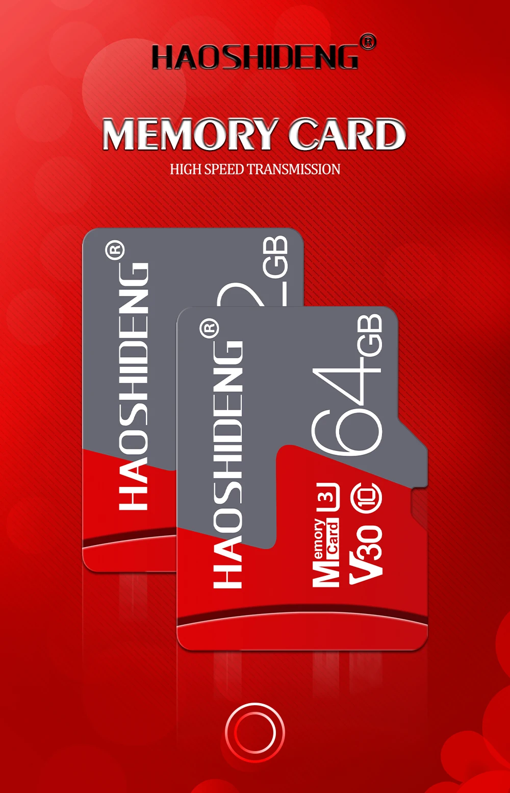 Оригинальная качественная карта Micro SD U3, 4 ГБ, 8 ГБ, 16 ГБ, 32 ГБ, 64 ГБ, 128 ГБ, TF карта, карта памяти с бесплатным адаптером SD для смартфонов/планшетов