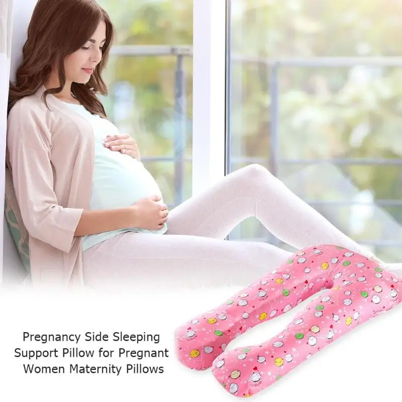 Подушка для сна для беременных женщин, поддерживающая наволочка, хлопок, u-образный постельные принадлежности, подушки для беременных, беременность, спящий на боку, Прямая поставка
