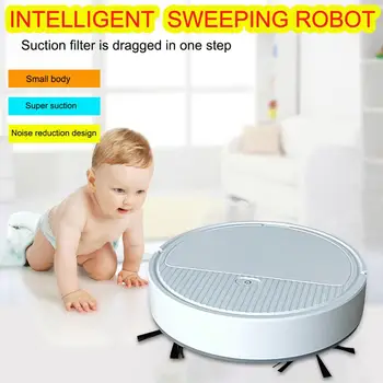 

Automatic robot vacuum cleaner Rechargeable Sweeping Robot Sweep Suction Drag Machine Floor dust Cleaner Vacuum Sweeper
