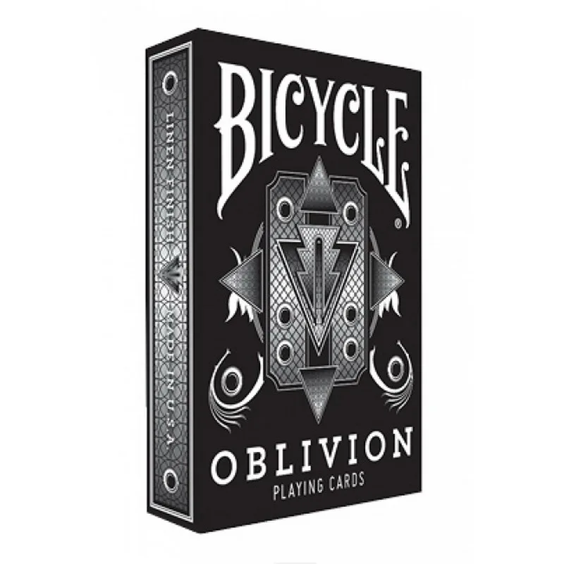 Велосипед Oblivion игральные карты черный/красный палубный Покер Размер USPCC на заказ Ограниченная серия Волшебные карточные игры фокусы реквизит - Цвет: Черный