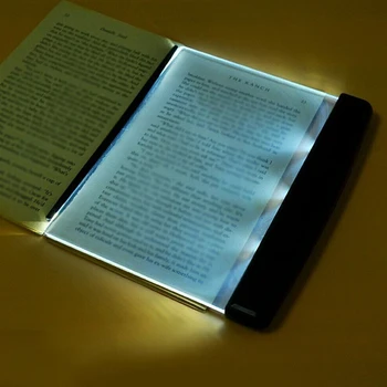 

Bedside Led Book Light Desk Lamps Reading Night Light Flat Plate Eye Protection Portable Car Travel Panel Anti-disturb Led