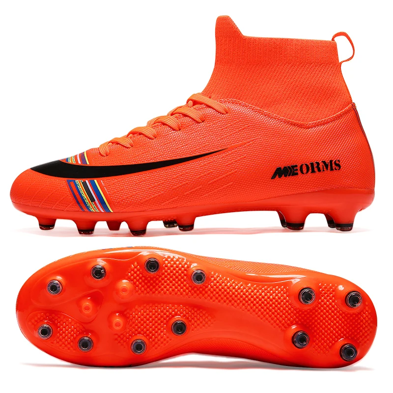 boys red football cleats