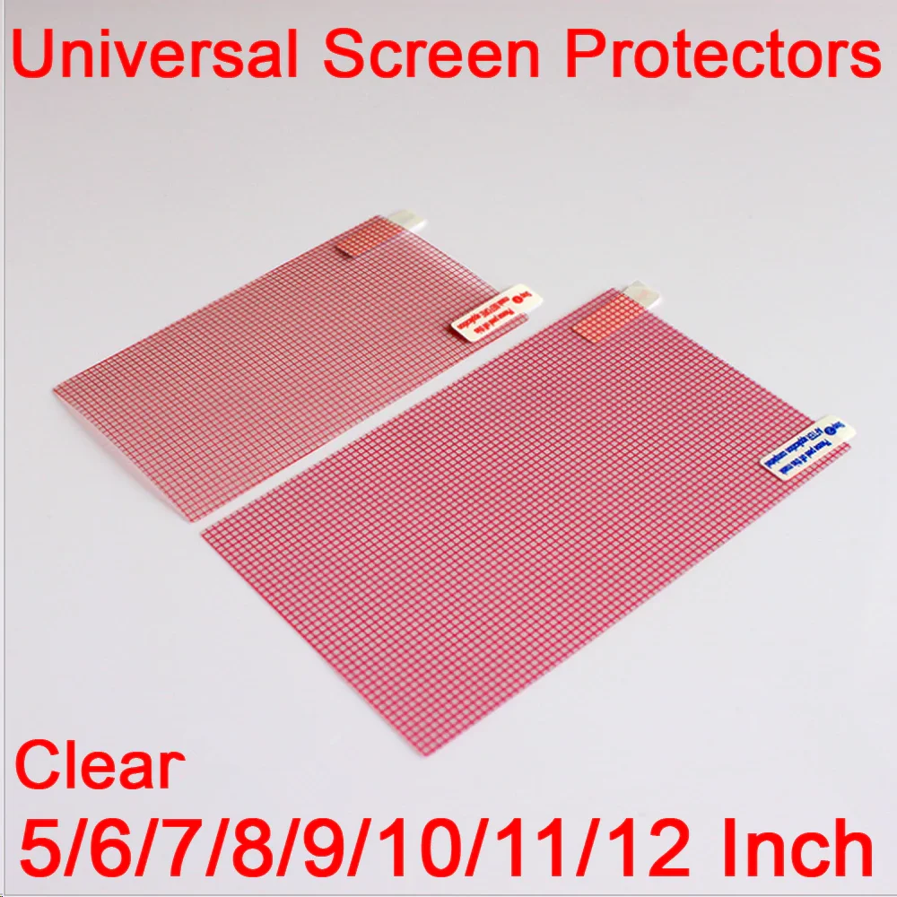 

Clear LCD Screen Protector Cover 5/6/7/8/9/10/11/12 inch mobile Smart phone Tablet GPS MP4 Universal Protective Film