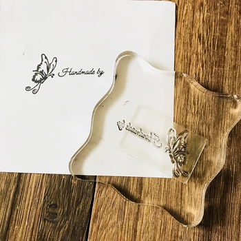 

Butterfly Clear Stamps Word Stamps 2020 Transparent Silicone Stamp for DIY Scrapbooking Paper Card Craft Supplie