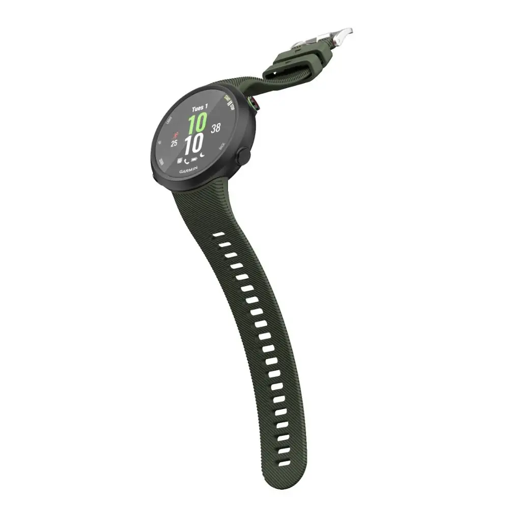 Soft Silicone Watch Bands Strap For Garmin Forerunner 45 band Silicone Replacement Bracelet for Garmin Forerunner 45 Smartwatch