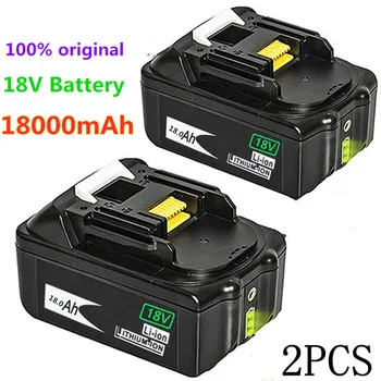 

100% New For Makita 18V 18000mAh 18.0Ah Rechargeable Power Tools Battery with LED Li-ion Replacement LXT BL1860B BL1860 BL1850