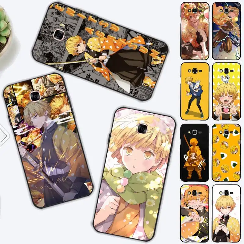 Demon Slayer Agatsuma Zenitsu Phone Case for Samsung J 2 3 4 5 6 7 8 prime plus 2018 2017 2016 core | Мобильные телефоны и