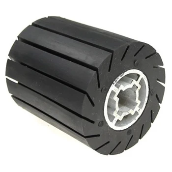 

92 X 100Mm Rubber Expander Centrifugal Wheel + Sanding Sleeves + Adapter For Angle Grinder Metal Polishing Set
