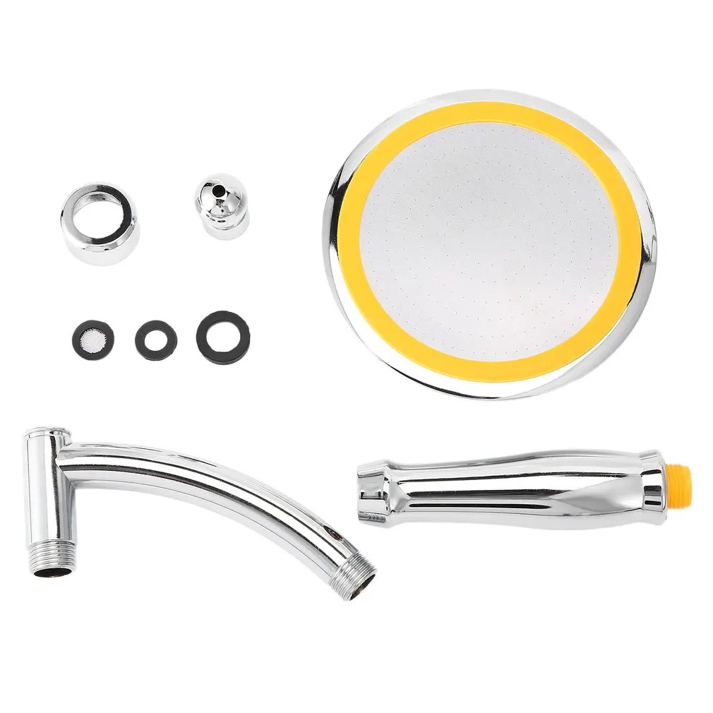 Round Rainfall Sprayer Top Bathroom Shower Head Adjustable