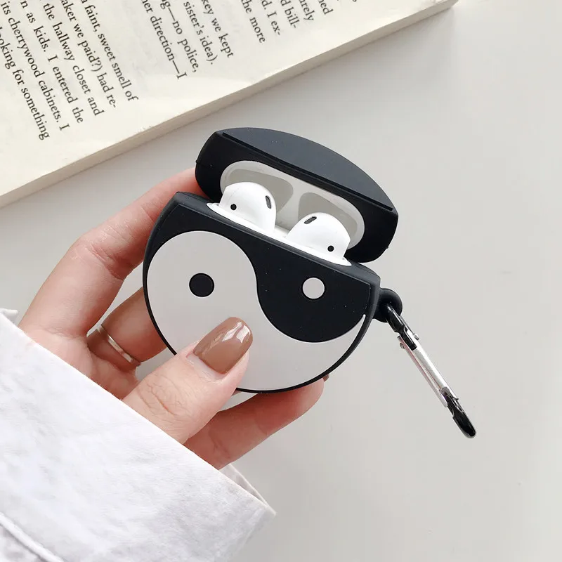 Для AirPods чехол Taiji bagua силиконовый защитный Bluetooth беспроводные наушники