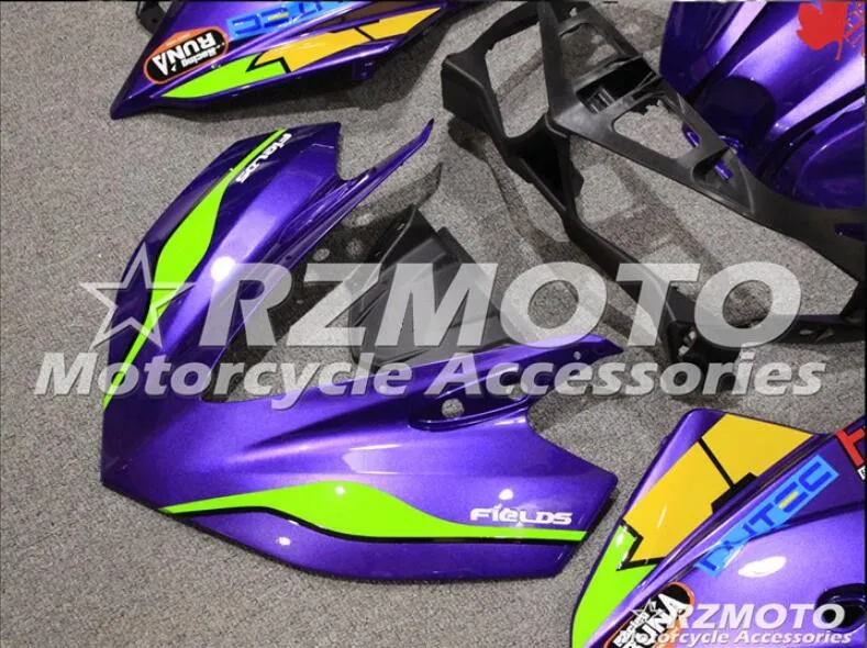 4 Gifts New style ABS Injection Mold motorcycle Fairings Fit For YAMAHA R3 R25- 15-19 Bodywork Set Custom purple green