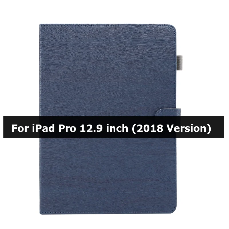 Navy B Чехол для iPad Pro 12,9 чехол умный кожаный деревянный узор подставка жесткий чехол для планшета Coque для iPad Pro 12," Чехол - Цвет: Navy B