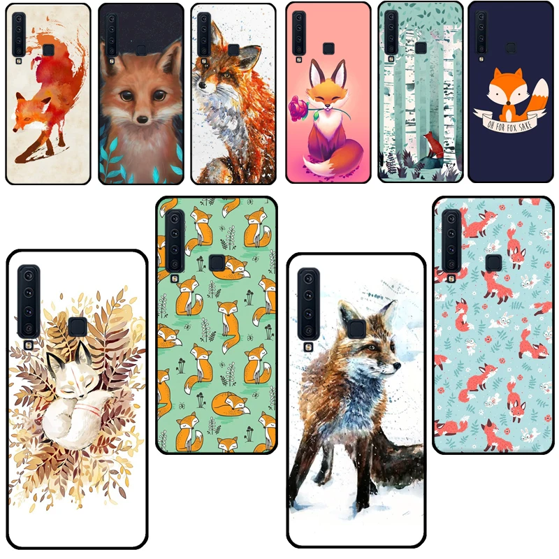 Red Fox Autumn Leaves Forest Per Samsung Galaxy J5 J3 J7 2017 J1 A3 A5 2016 A6 A8 J4 J6 Plus J2 Core 2018 Custodia Per Telefono