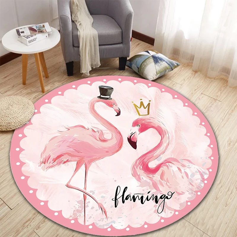 Children's Christmas gift Mat/Rug Cartoon Series 3D Printing Round Carpet Kids Room Play Area Rugs Child Bedroom Decor Carpets - Цвет: 18