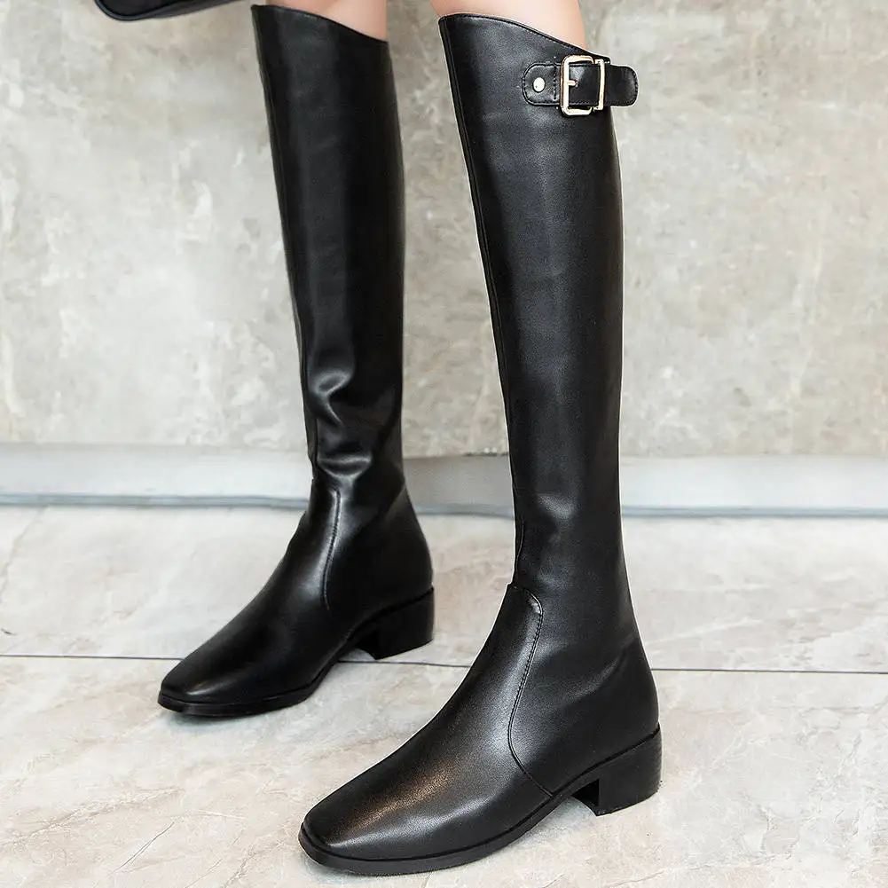 

SARAIRIS 2020 Classic Plus Size 45 Top Quality Shoes Woman Riding Boots Female Shoes Autumn Winter Knee High Boots Women Shoes