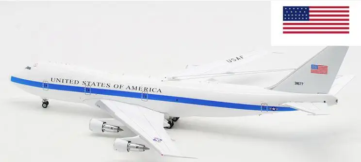 Inflight Соединенные Штаты Америки BOEING E-4A 747-200B 73-1677 1/200 литье под давлением