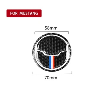 

9pcs Air Vent Outlet Frame Trim 9pc 9x 9* Fiber For Ford Mustang 2015-19