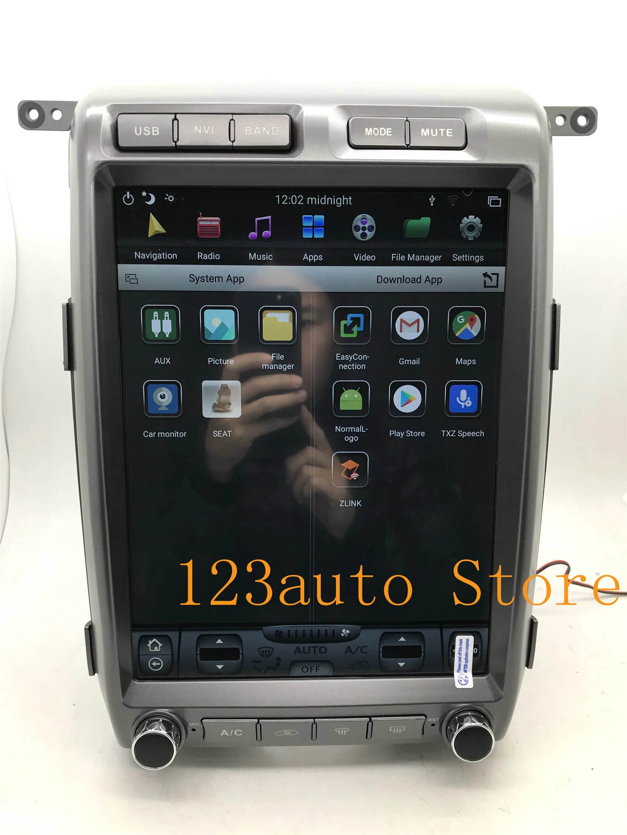 13 дюймов вертикальный экран Tesla стиль Android 8,1 автомобильный DVD gps плеер навигация carplay для Ford F150 2009-2013 радио PX6 рапса авто