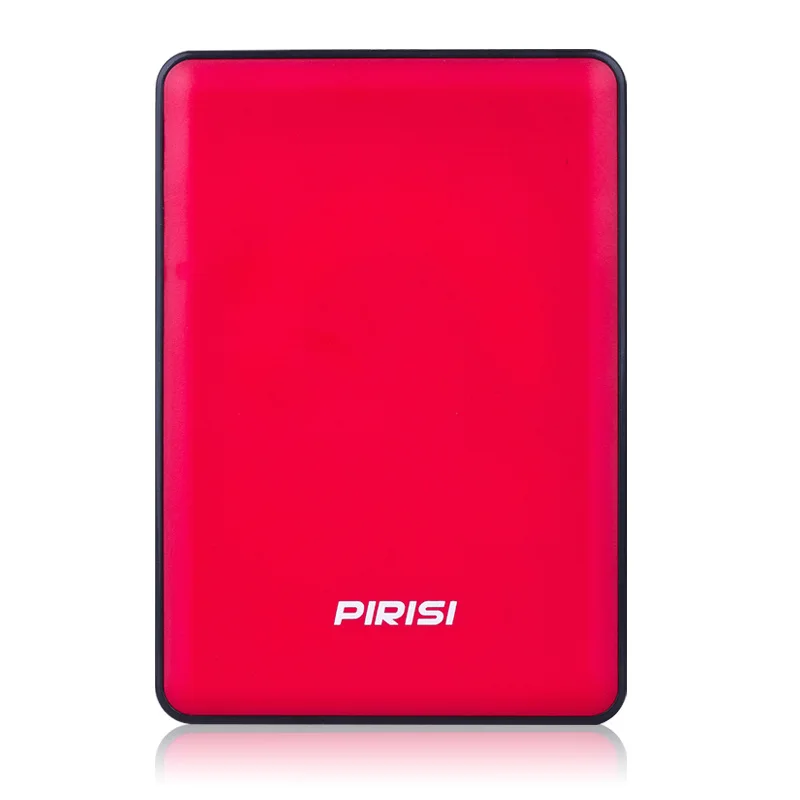 PIRISI-861S-Red Внешний жесткий диск 2,5 ''2 ТБ USB3.0 1 ТБ HDD портативный внешний жесткий диск HD Disco duro externo 500GB 320GB 250GB 160GB - Цвет: PIRISI-861S-Red