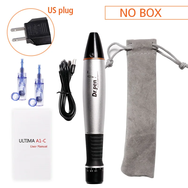 Горячая Проводной Dr. Pen Ultima A1-C Dr. pen Pen BB Glow Kit МТС профессиональное оборудование для красоты Полуперманентная татуировка для вышивания - Цвет: No box US