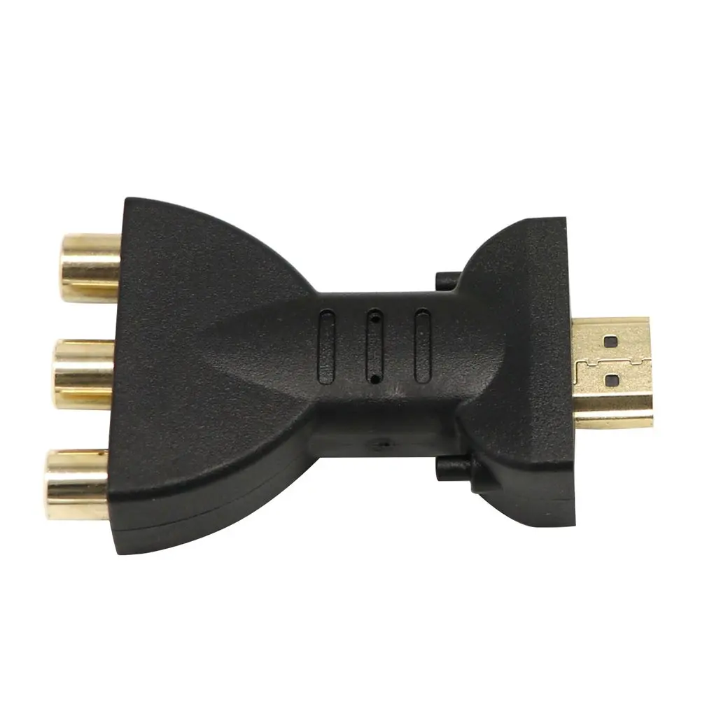 Flexible Portable HDMI to 3 RCA Video Audio AV Adapter Component Converter for HDTV DVD Projector Converter