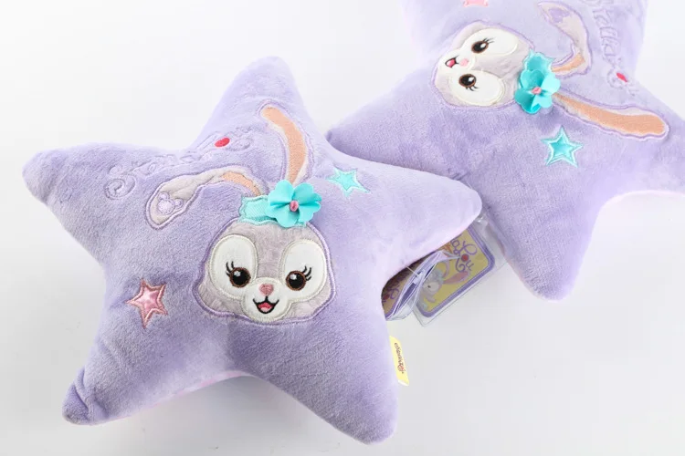 Duffy Bear новые друзья Стелла кролик Стелла Лу двухсторонняя плюшевая вышитая подушка мини Подушка Маленькая подушка для спины