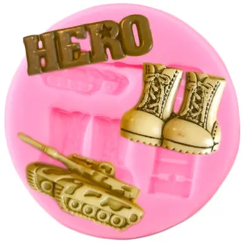 

Boot Cake Border Silicone Molds DIY Tank Fondant Cake Decorating Tools Chocolate Cupcake Topper Mold Candy Polymer Clay Moulds