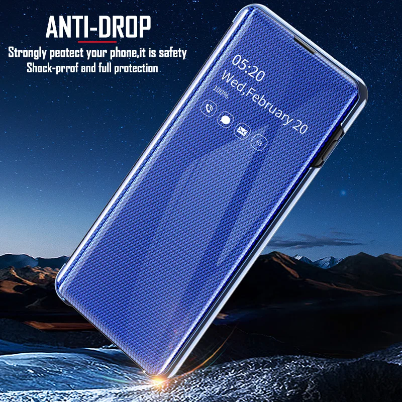 

Smart Mirror Phone Flip Case for huawei P30 P20 Pro Mate 20 30 Lite Mobile Phone Leather Case Cover For Huawei Honor 20 10 lite