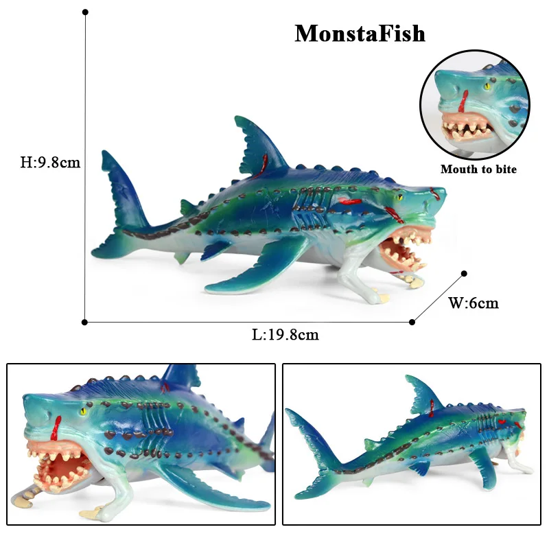 Sea Life Animals Model Action Figures Ocean Fish Aquarium Figurines PVC Educational Kids Toy