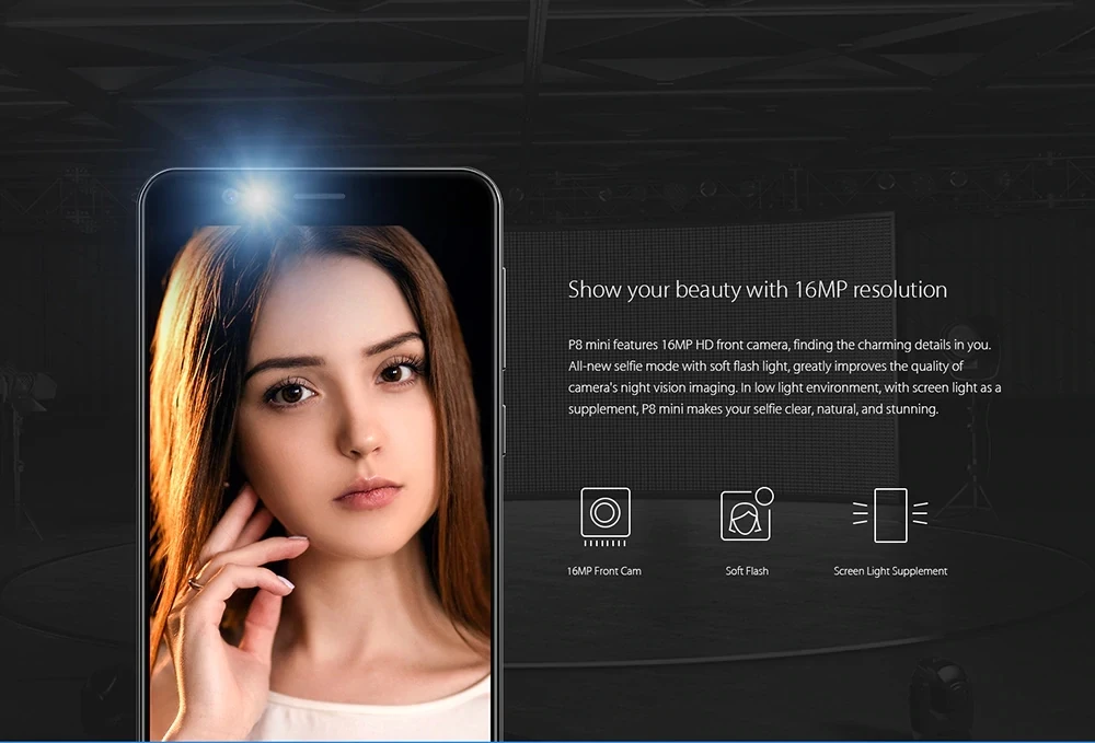 Elephone P8 мини-смартфон, 4 Гб ОЗУ, 64 Гб ПЗУ, 5,0 дюймов, телефон MTK6750T, четыре ядра, Android 7,0, 13,0 МП, отпечаток пальца, ID, мобильный телефон