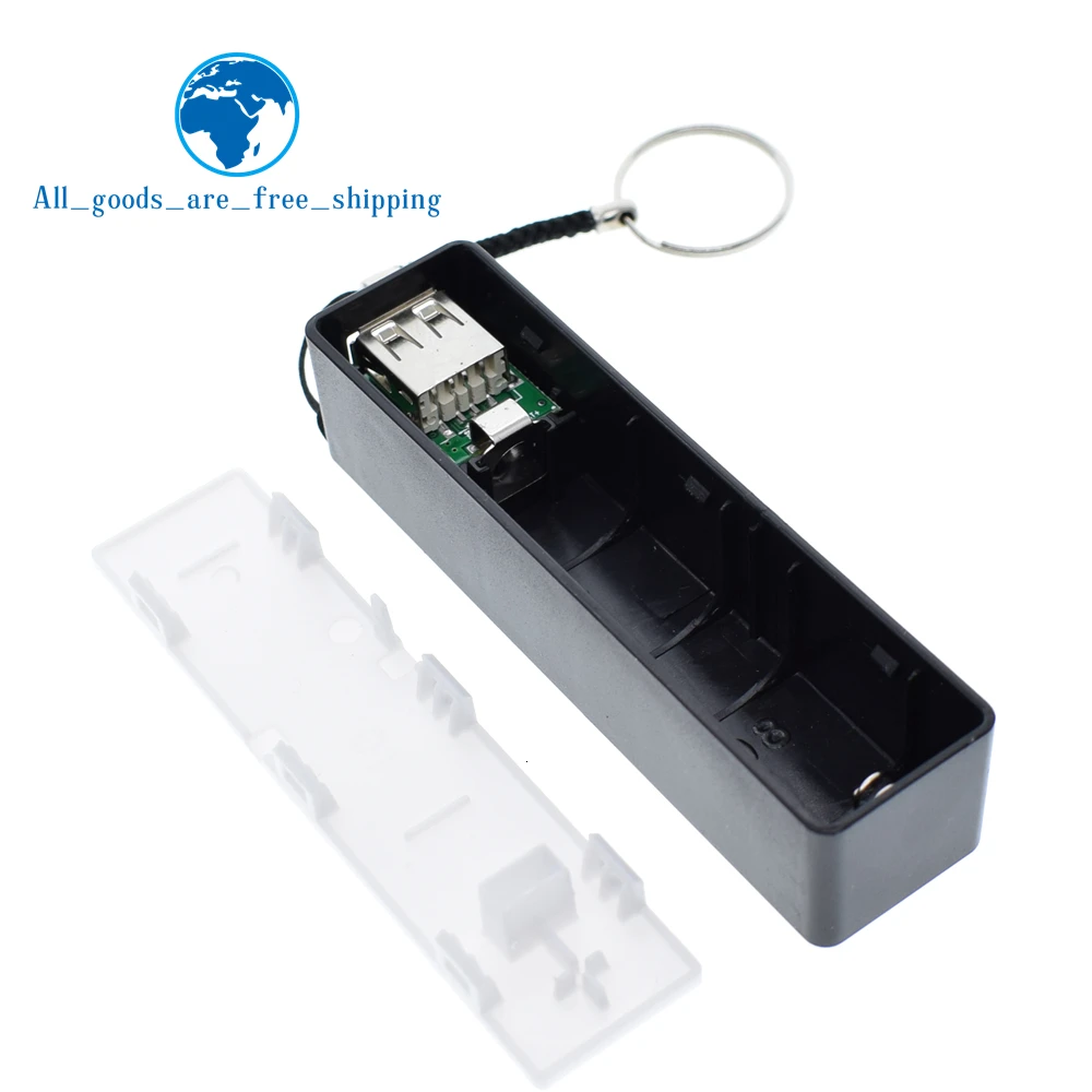 TZT USB power Bank чехол Комплект 18650 зарядное устройство DIY Box Shell Kit черный для Arduino