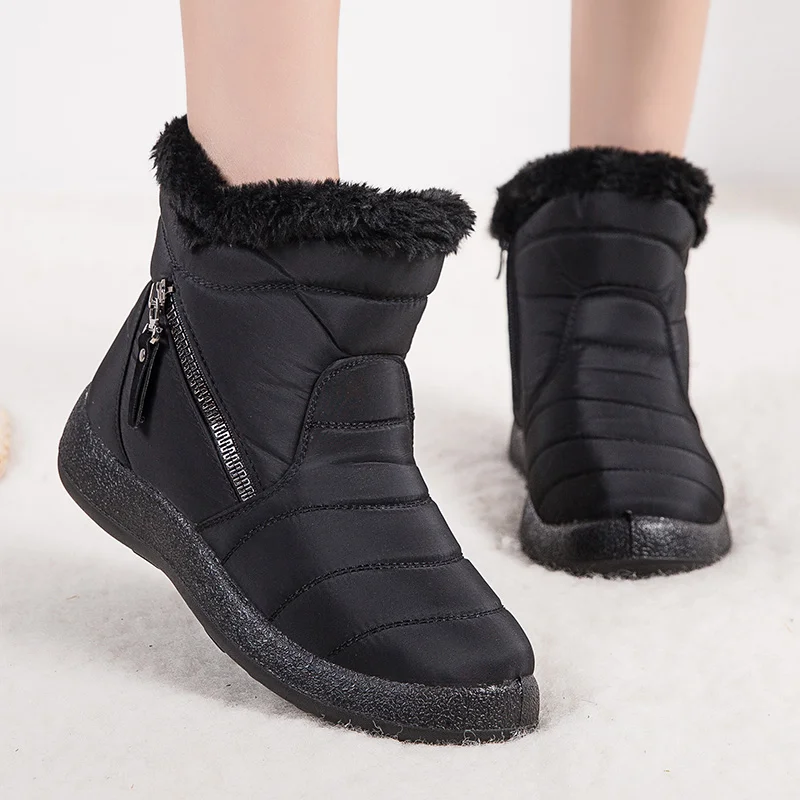 Women's Boots Classic Winter Boots Women's Oversize Snow Botas Mujer Warm Shoes Women's Plush Ankle Boots Women's Shoes