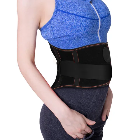 Back Brace Pain Relief with Pulley System - Lumbar Support Belt for Women and Men - Adjustable Waist Straps for Sciatica